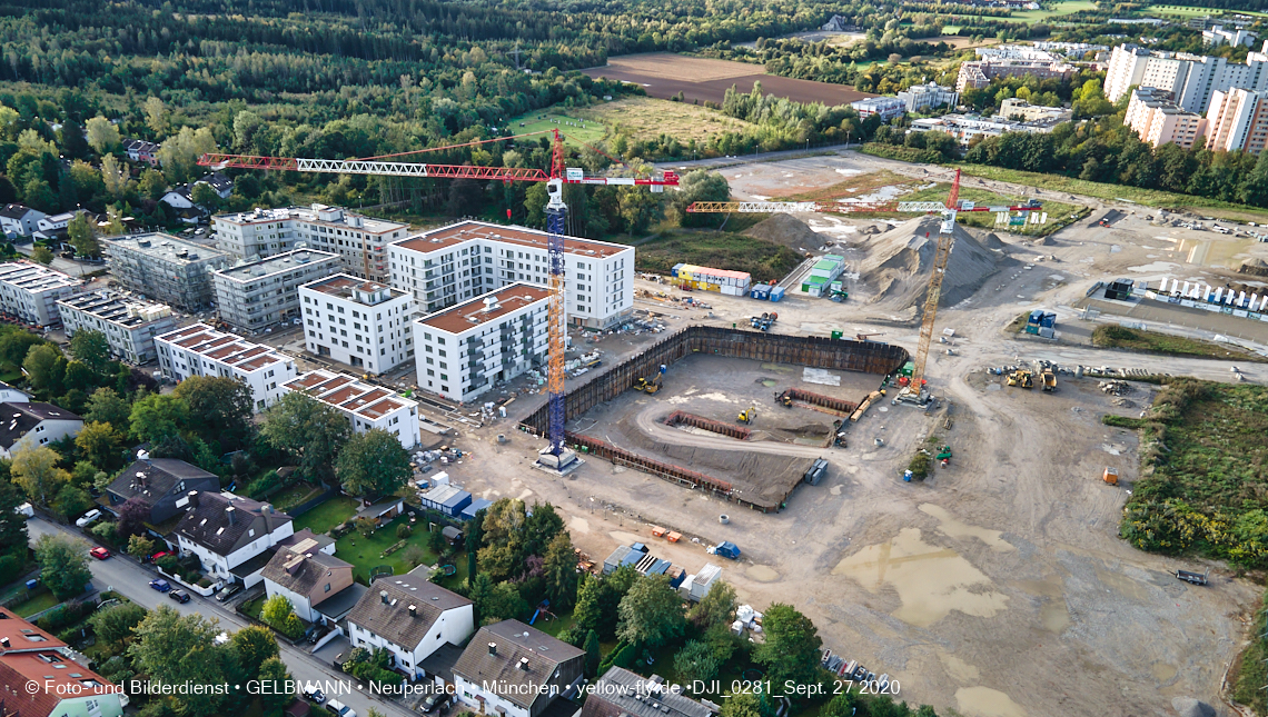 27.09.2020 - Baustelle Alexisquartier in Neuperlach